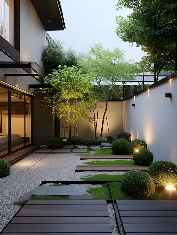 Thiết kế sân vườn hiện đại